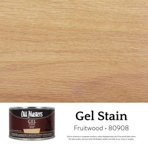 Old Masters Semi-Transparent Fruitwood Oil-Based Alkyd Gel Stain 1 pt