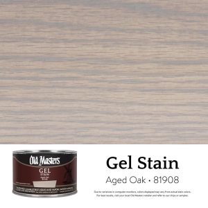 Old Masters Semi-Transparent Aged Oak Oil-Based Alkyd Gel Stain 1 pt