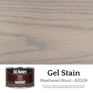 Old Masters Semi-Transparent Weathered Wood Oil-Based Alkyd Gel Stain 1 pt
