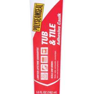 Loctite Polyseamseal Clear Acrylic Latex Tub and Tile Adhesive Caulk 5.5 oz