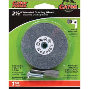 Gator 2-1/2 in. D X 1/4 in. in. Grinding Wheel