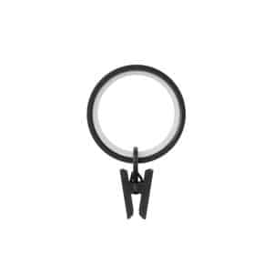 Umbra Cappa Matte Black Clip Ring 3.25 in. L