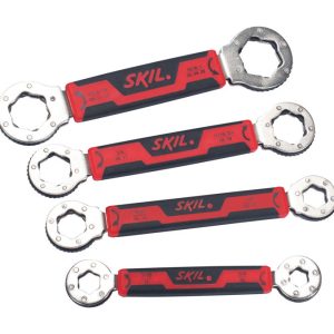 Skil Secure Grip 6 Point Metric Wrench Set 4 pc