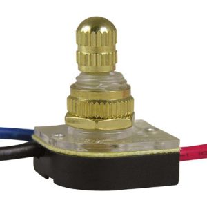 Gardner Bender 6 amps Rotary Switch Brass 1 pk