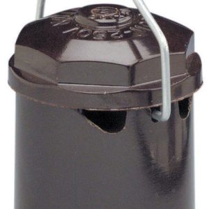 Leviton Plastic Medium Base Keyless Outdoor Socket 1 pk