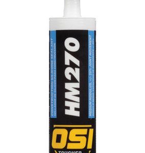 OSI HM270 White Silicone Construction Sealant 10 oz