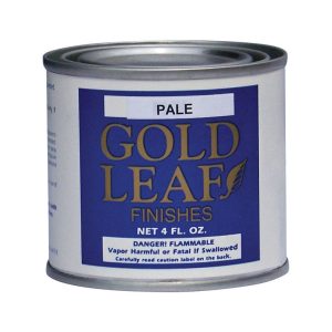 Sheffield Gloss Pale Gold Gold Leaf Finish Exterior & Interior 4 oz