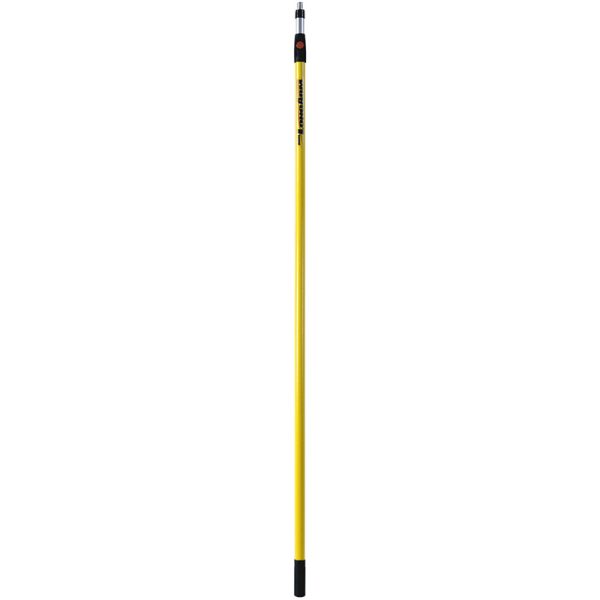Mr. LongArm Super Tab-Lok Telescoping 6.2-11.2 ft. L X 1-1/4 in. D Fiberglass Extension Pole Yellow