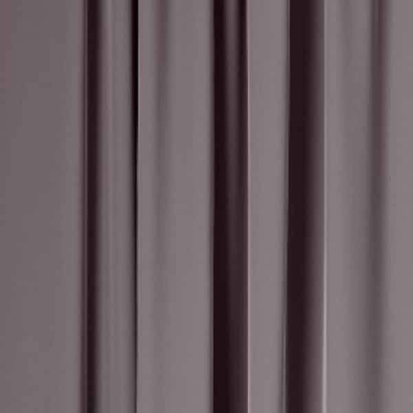 Umbra Twilight Charcoal Blackout Curtains 52 in. W X 84 in. L