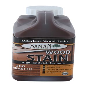 Saman Semi-Transparent Amaretto Water-Based Wood Stain 32 oz