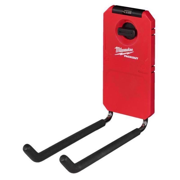 Milwaukee Packout Black/Red 9 in. L Straight Hook 25 lb 1 pk