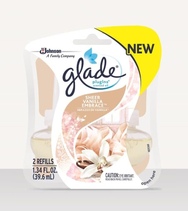 Glade Plug-Ins Sheer Vanilla Embrace Scent Air Freshener Refill 1.34 oz Liquid