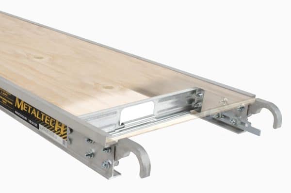 Metal Tech Aluminum/Plywood Silver/Tan Scaffold Platform 1 pk