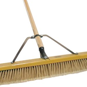 Quickie Job Site Polypropylene 24 in. Smooth Surface Push Broom
