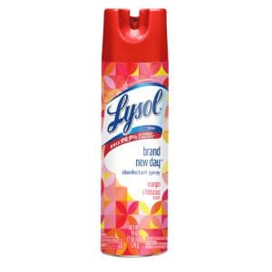 Lysol Brand New Day Mango & Hibiscus Scent Disinfectant Spray 19 oz 1 pk