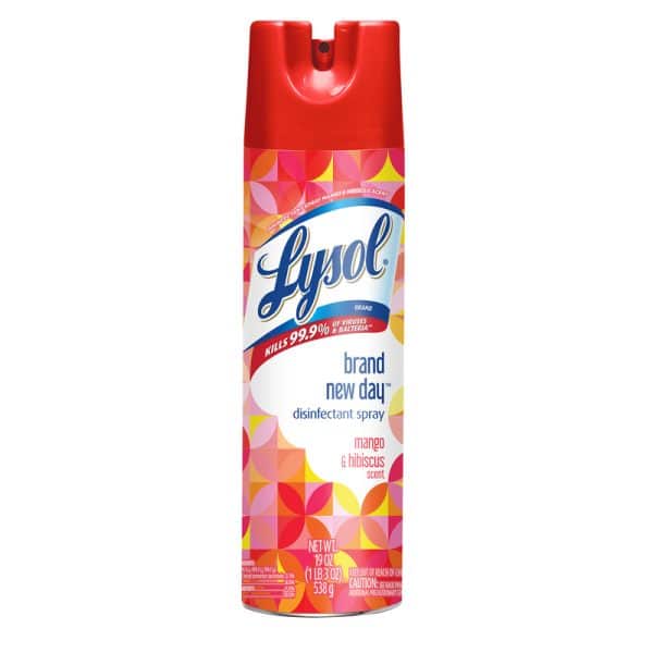 Lysol Brand New Day Mango & Hibiscus Scent Disinfectant Spray 19 oz 1 pk
