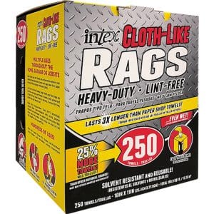Intex Fiber Blend Wiping Rags 10 in. W X 11 in. L 250 pk