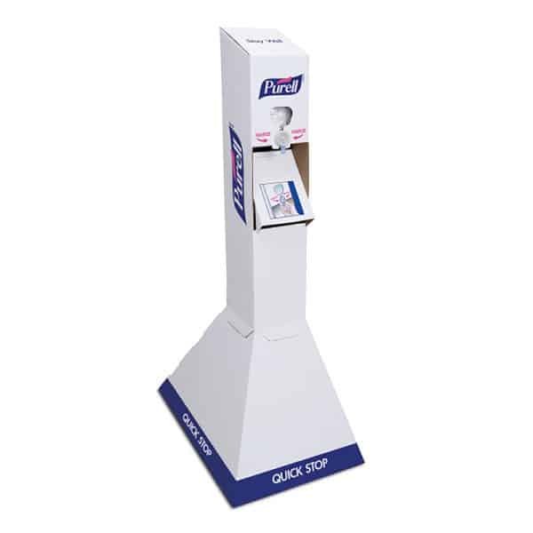 Purell Unscented Scent Liquid Hand Sanitizer Floor Stand 1 qt