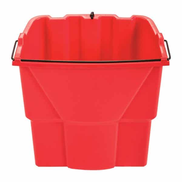 Rubbermaid WaveBrake 18 qt Wringer Bucket Red