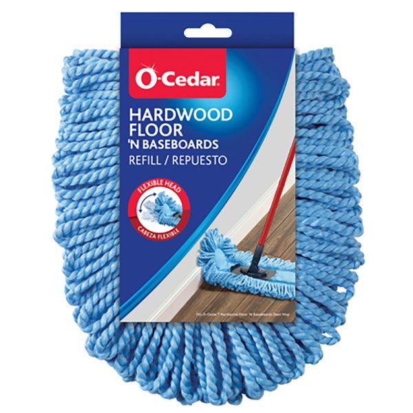 O-Cedar 11.16 in. Dust Microfiber Mop Refill 1 pk