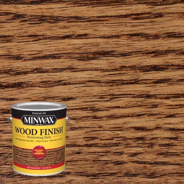 Minwax Wood Finish Semi-Transparent Red Oak Oil-Based Penetrating Stain 1 gal