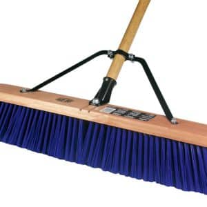 Quickie Jobsite Polypropylene 24 in. Push Broom