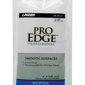Linzer Pro Edge Woven 6 in. W X 3/8 in. Mini Paint Roller Cover 2 pk