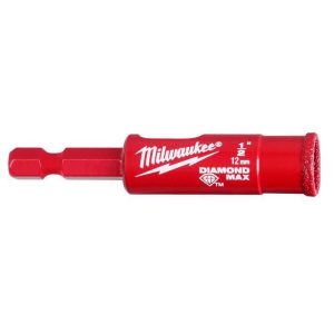 Milwaukee Diamond Plus 1/2 in. Diamond Grit Hole Saw 1 pc