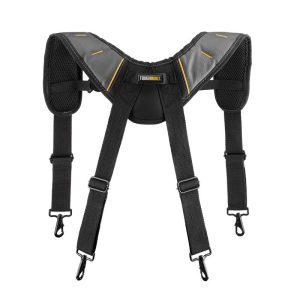 ToughBuilt 1.18 in. L X 6.3 in. W Nylon Suspenders Black/Gray 1 pair