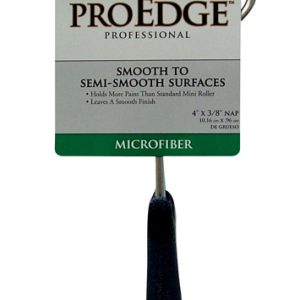 Linzer Pro Edge 4 in. W Mini Paint Roller Frame and Cover Threaded End