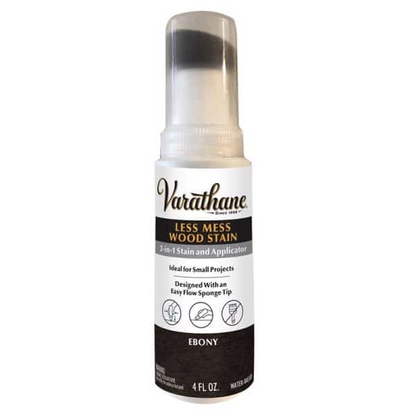 Varathane Less Mess Ebony Water-Based Linseed Oil Emulsion Wood Stain 4 oz