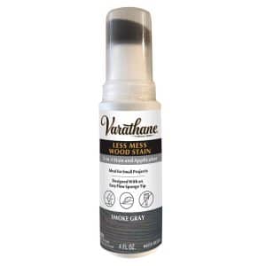 Varathane Less Mess Smoke Gray Water-Based Linseed Oil Emulsion Wood Stain 4 oz
