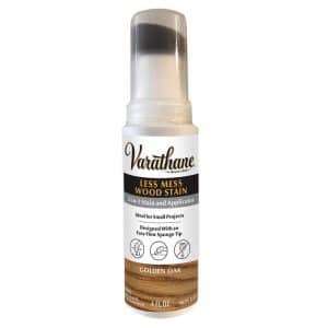Varathane Less Mess Golden Oak Water-Based Linseed Oil Emulsion Wood Stain 4 oz