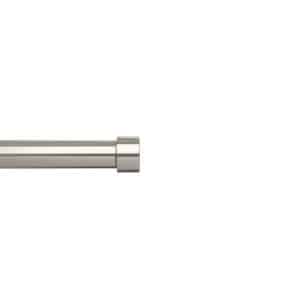 Umbra Cappa Nickel Silver Single Curtain Rod 120 in. L X 180 in. L
