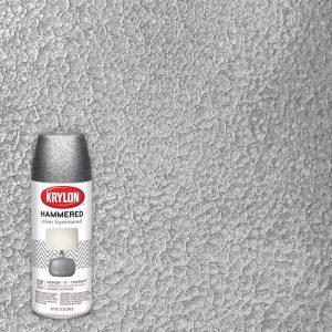 Krylon Hammered Finish Silver Spray Paint 12 oz