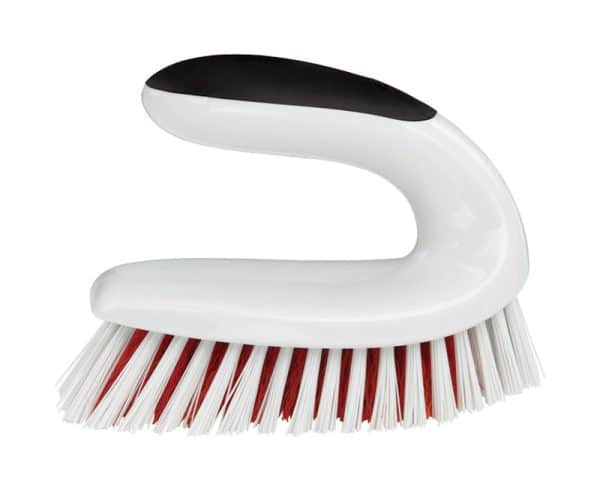 OXO Good Grips 3 in. W Medium Bristle Plastic/Rubber Handle Scrub Brush