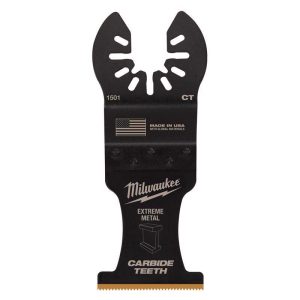 Milwaukee 1-3/8 in. W Carbide Open-Lok Metal Blade Extreme Metal 1 pk