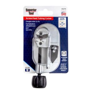 Superior Tool 1-1/8 in. Pipe Cutter Black/Silver