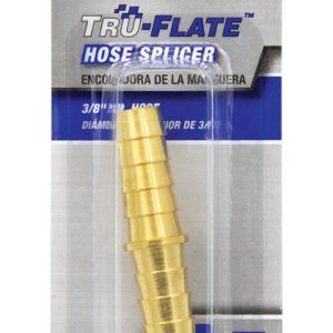 Tru-Flate Brass Hose Splicer 3/8 1 pc