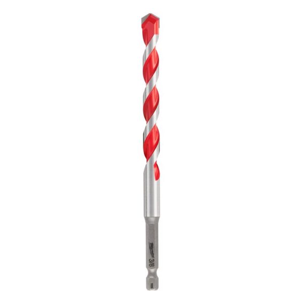 Milwaukee Shockwave 3/8 in. X 6 in. L Carbide Hammer Drill Bit 1 pk