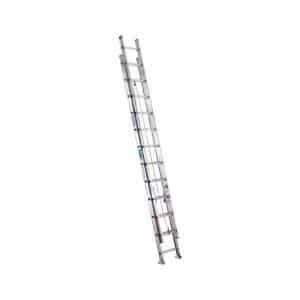 Werner 24 ft. H Aluminum Telescoping Extension Ladder Type II 225 lb. capacity