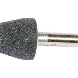 Forney 1-1/8 in. D X 3/4 in. L Aluminum Oxide Stem Mounted Point Cone 38550 rpm 1 pc