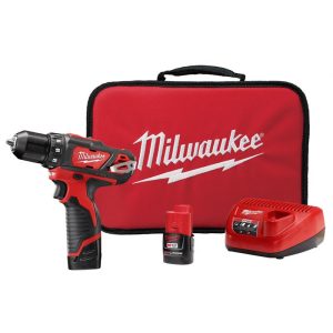 Milwaukee M12 12 V 3/8 in. Brushed Cordless Drill Kit (Battery & Charger)