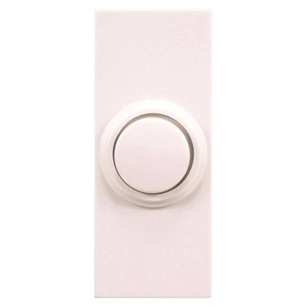 Heath Zenith Plastic Wireless Pushbutton Doorbell