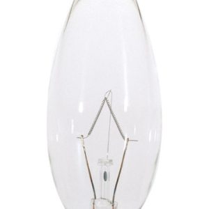 Satco 25 W CA9 Decorative Incandescent Bulb E12 (Candelabra) Soft White 1 pk