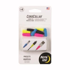 Nite Ize CordCollar 0.82 in. L Assorted Silicone Cord Identification and Protection Kit
