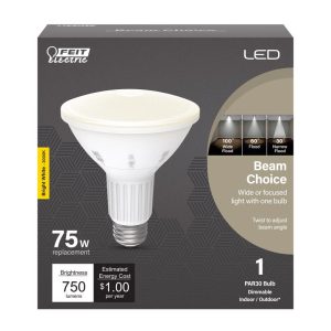 Feit Electric PAR30 E26 (Medium) LED Bulb Bright White 75 Watt Equivalence 1 pk
