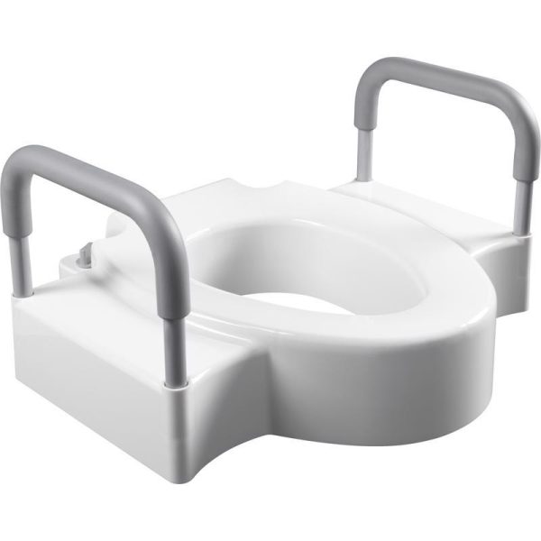 Bemis Clean Shield Elongated/Round White Polypropylene Toilet Riser