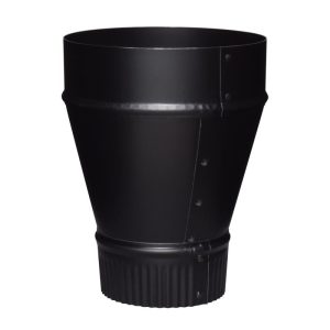 Imperial 6 in. D X 4 in. D Steel Stove Pipe Reducer