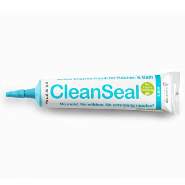 Sashco CleanSeal White Elastomeric Acrylic Latex Kitchen and Bath Caulk 6 oz